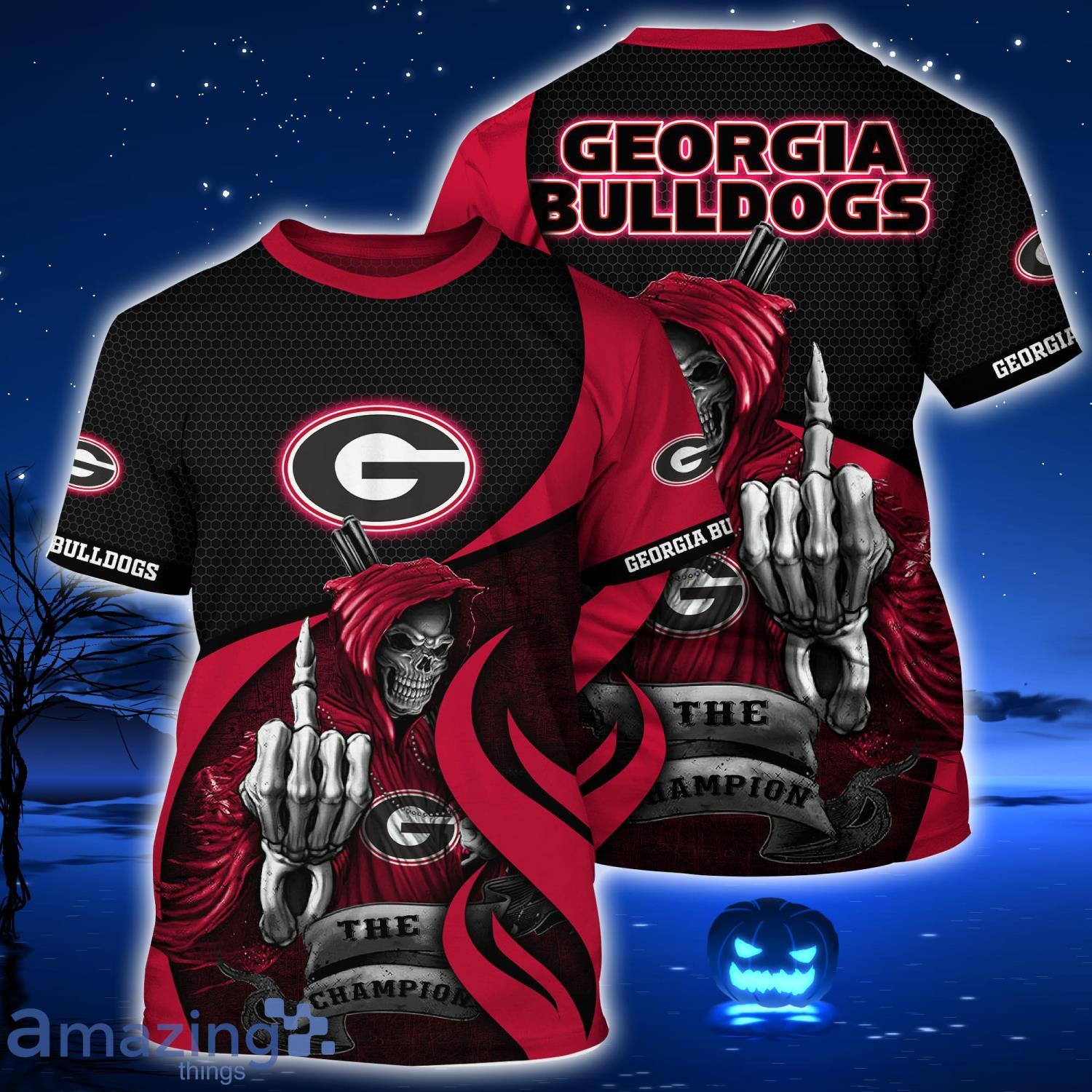 Georgia Bulldogs Football Sugar Skull Day of the Dead Shirts