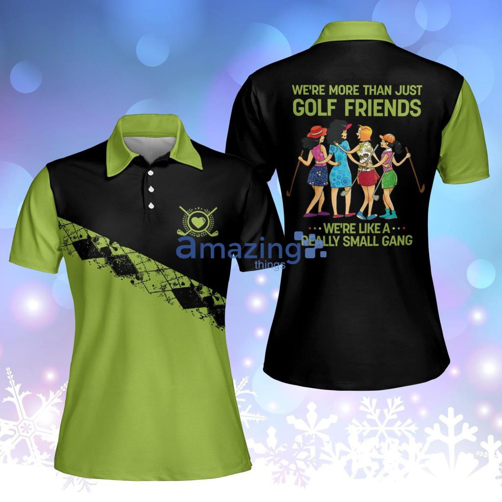 Golf Friends Love Muticolor Short Sleeve Polo Shirt Product Photo 1