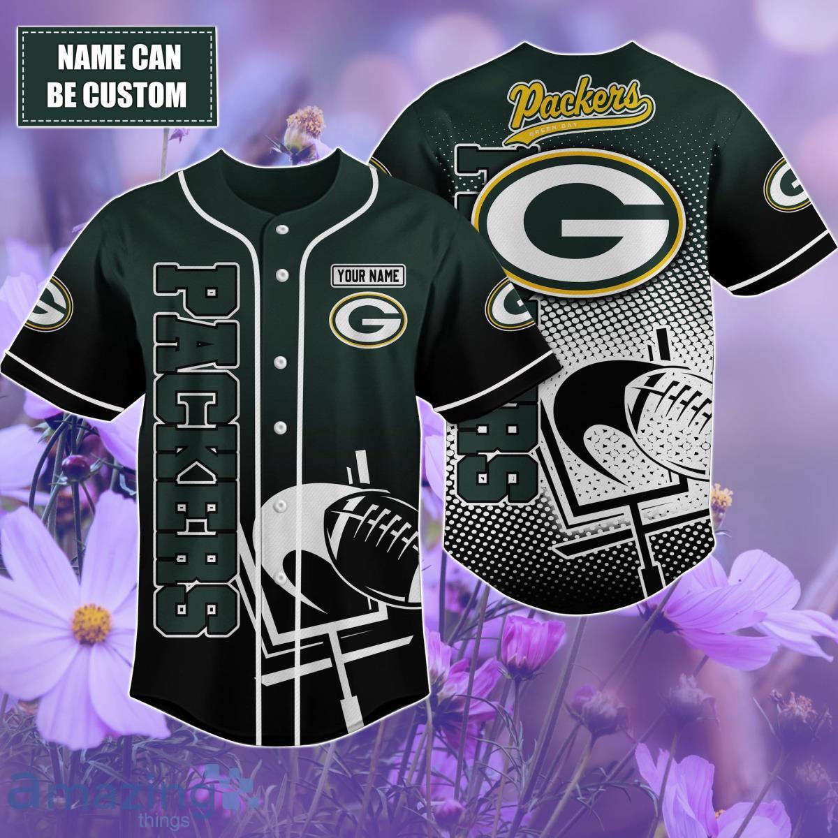 Green Bay Packers Custom name Baseball Shirt Best Gift For Men And Women Product Photo 1 Green Bay Packers Custom name Baseball Shirt Best Gift For Men And Women Product Photo 1