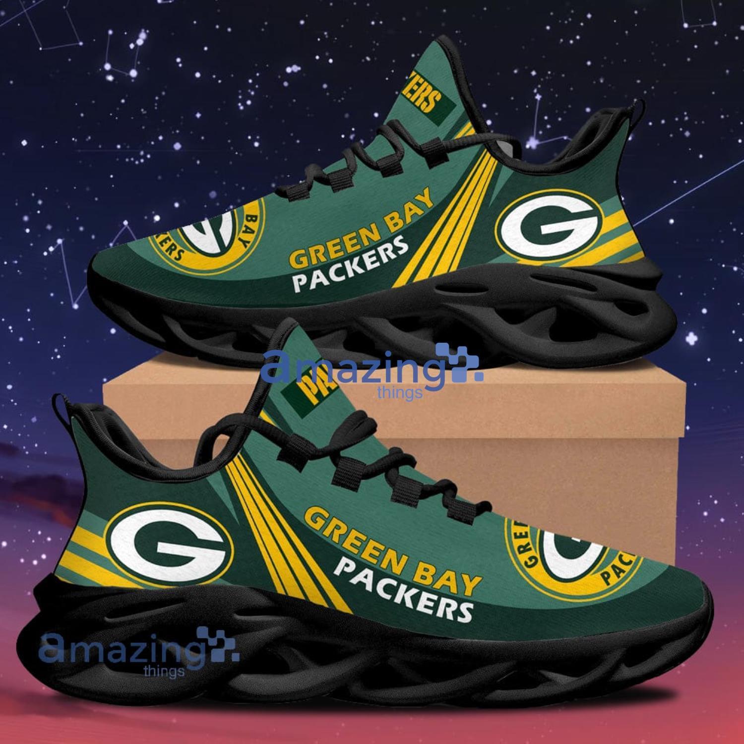 Green Bay Packers New Trend Max Soul Shoes Running Sneakers Product Photo 1