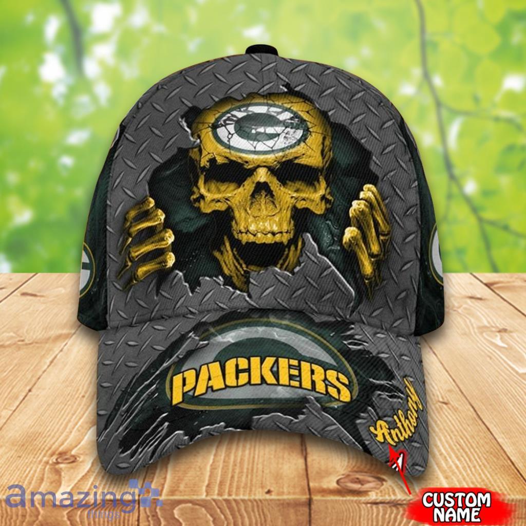 Green Bay Packers Personalized NFL Skull Cap V2 3D Gift For Fans