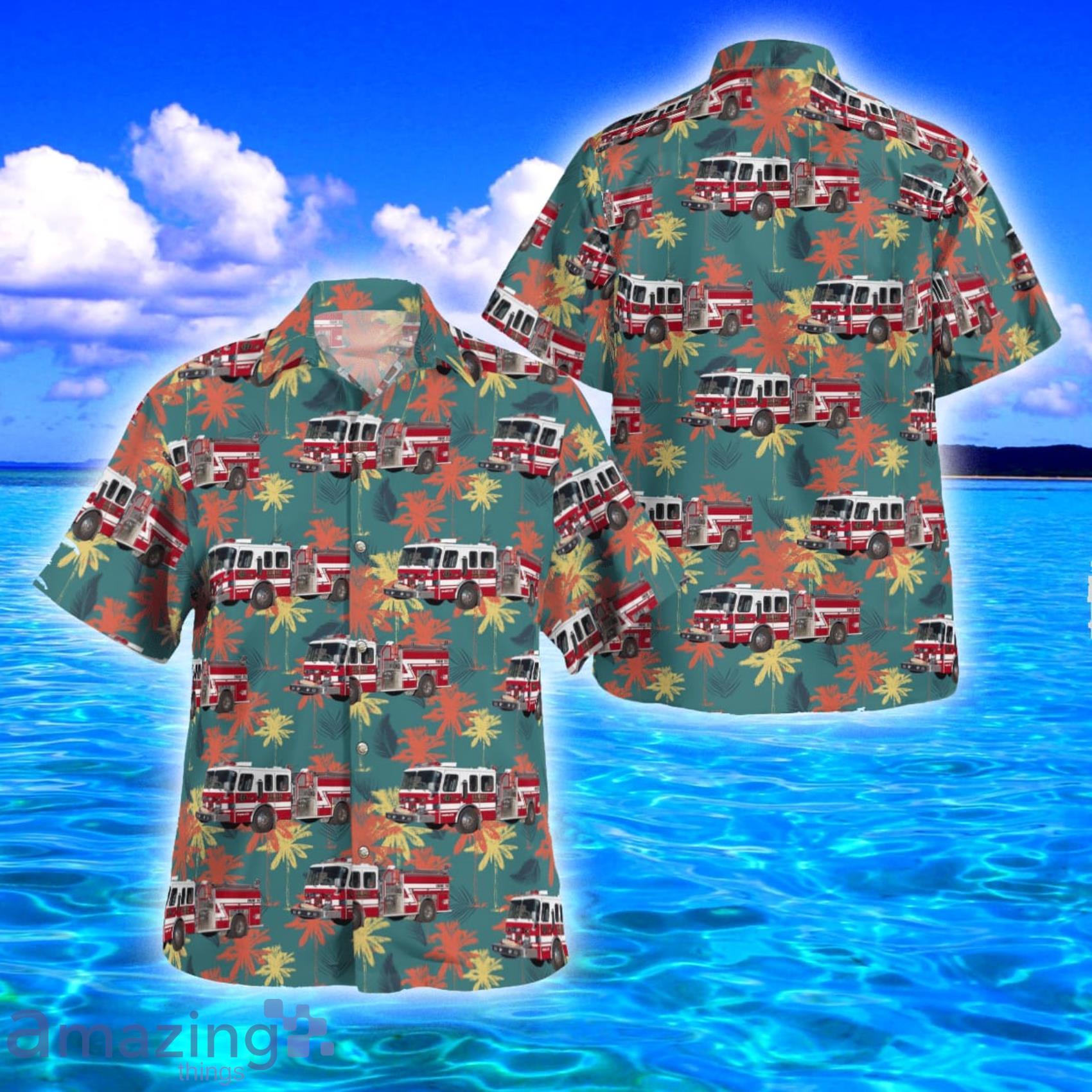 Gurnee Fire Department Illinois Tropical Style AOP Print Shirt Sleeve Hawaiian Shirt And Beach Short Product Photo 1 Gurnee Fire Department Illinois Tropical Style AOP Print Shirt Sleeve Hawaiian Shirt And Beach Short Product Photo 1