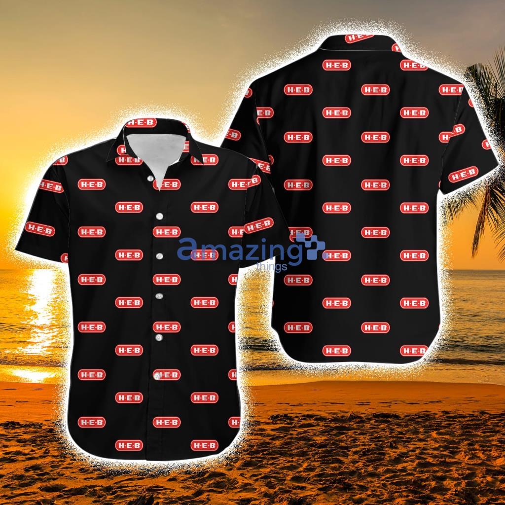 Personalized H-E-B Logo White Hawaiian Shirt For Men And Women