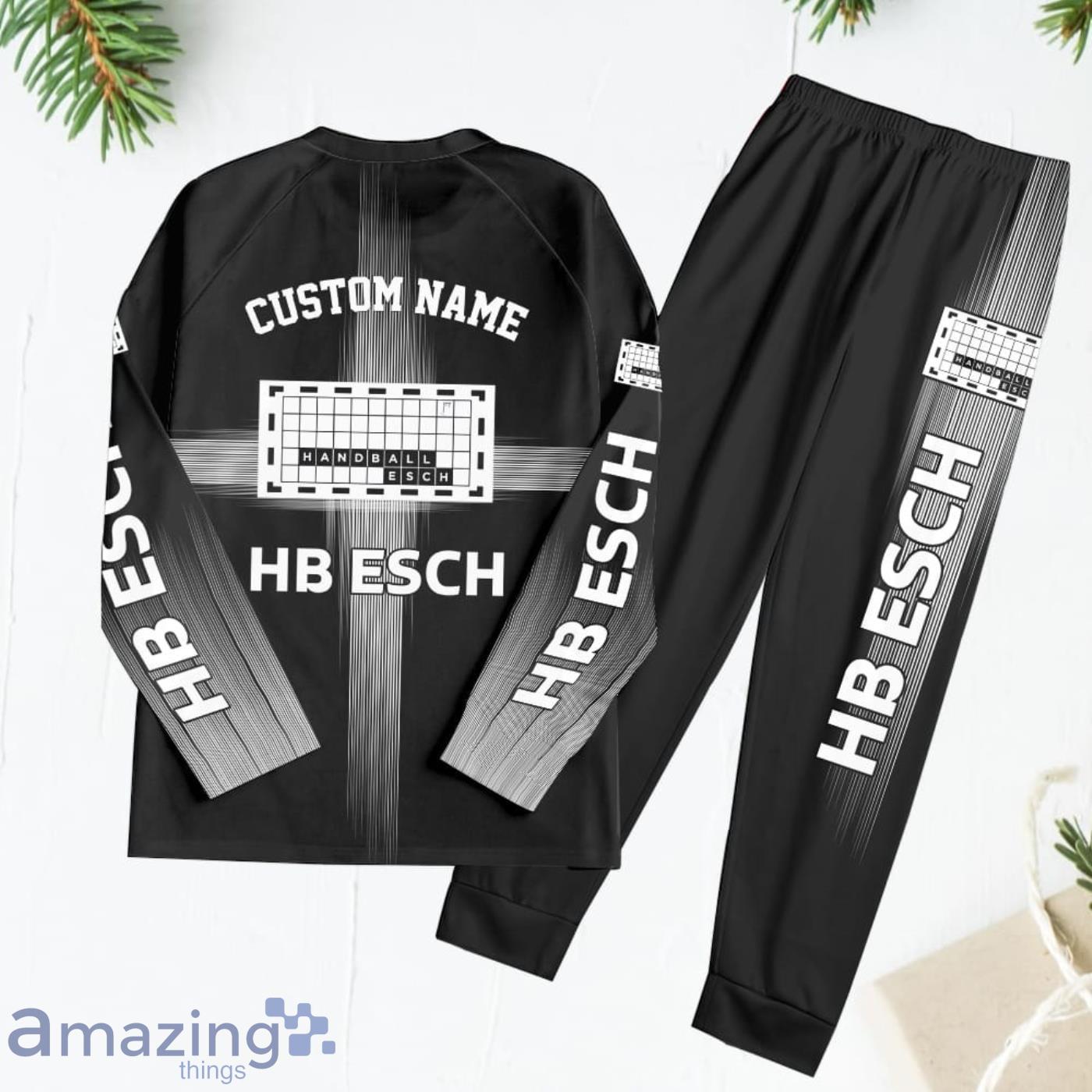 HB Esch Cusom Name Pajamas Set Best Gift For Family image HB Esch Cusom Name Pajamas Set Best Gift For Family Product Photo 3