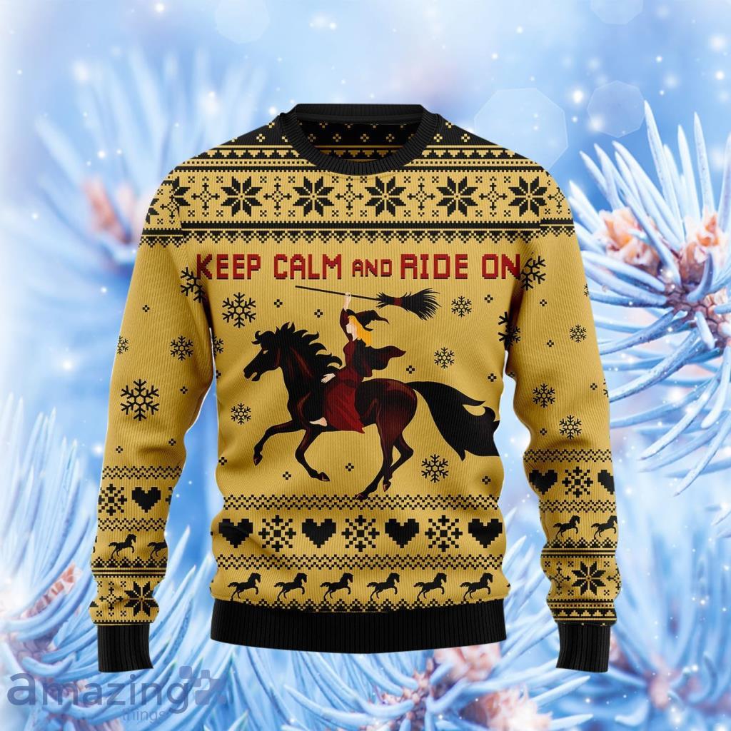 Horse Lover Christmas Ugly Halloween Sweater Product Photo 1