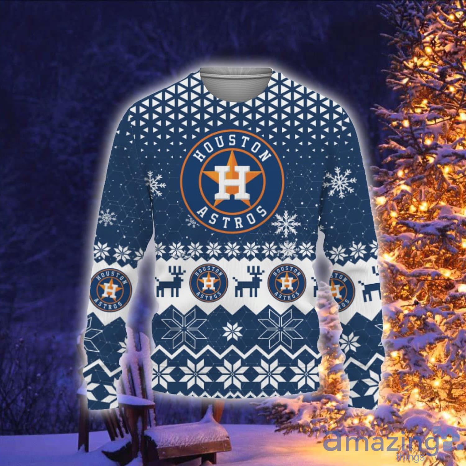 Houston Astros Sports Football American Vintage Christmas Pattern Ugly  Christmas Sweater