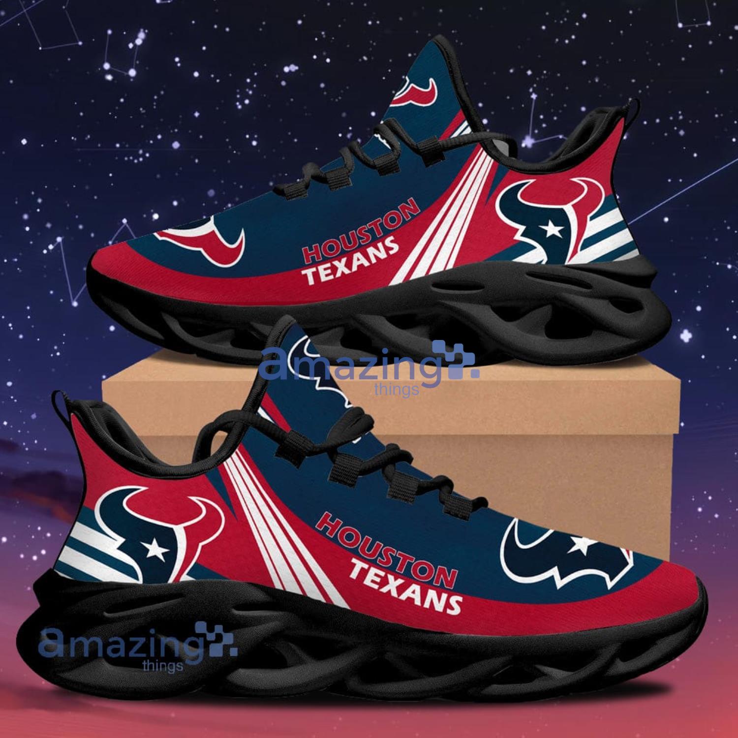 Houston Texans New Trend Max Soul Shoes Running Sneakers Product Photo 1