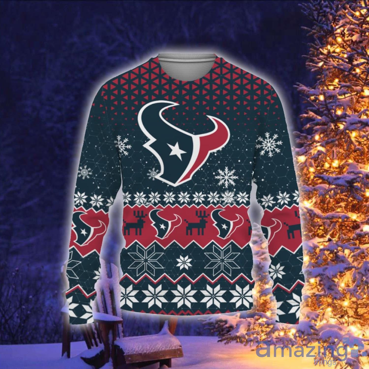 Houston Texans Sports Football American Ugly Christmas Sweater