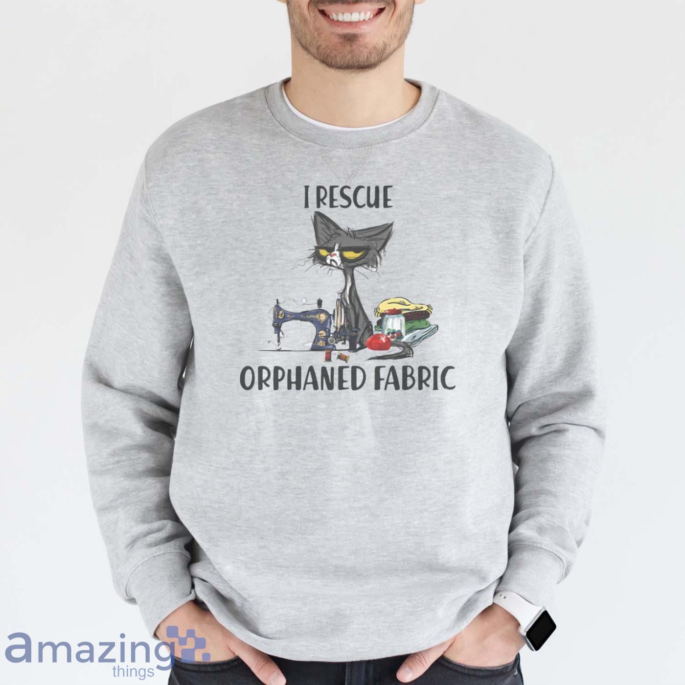 I Rescue Orphaned Fabric T-shirt - Grey Sweatshirt