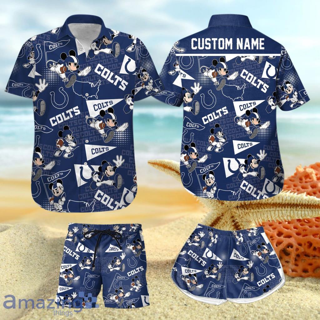 Indianapolis Colts 3D Personalized Hawaii Shirt And Shorts Combo