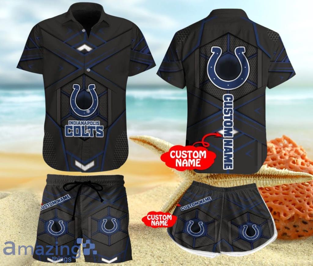 Indianapolis Colts 3D Personalized Hawaii Shirt And Shorts Gift