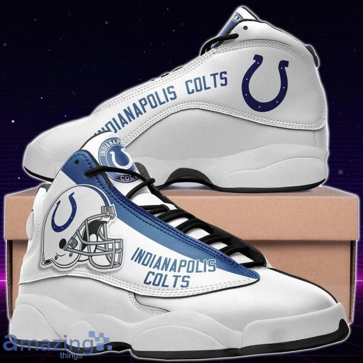 Indianapolis Colts Air Jordan 13 Sneakers Special Gift For Men And Women