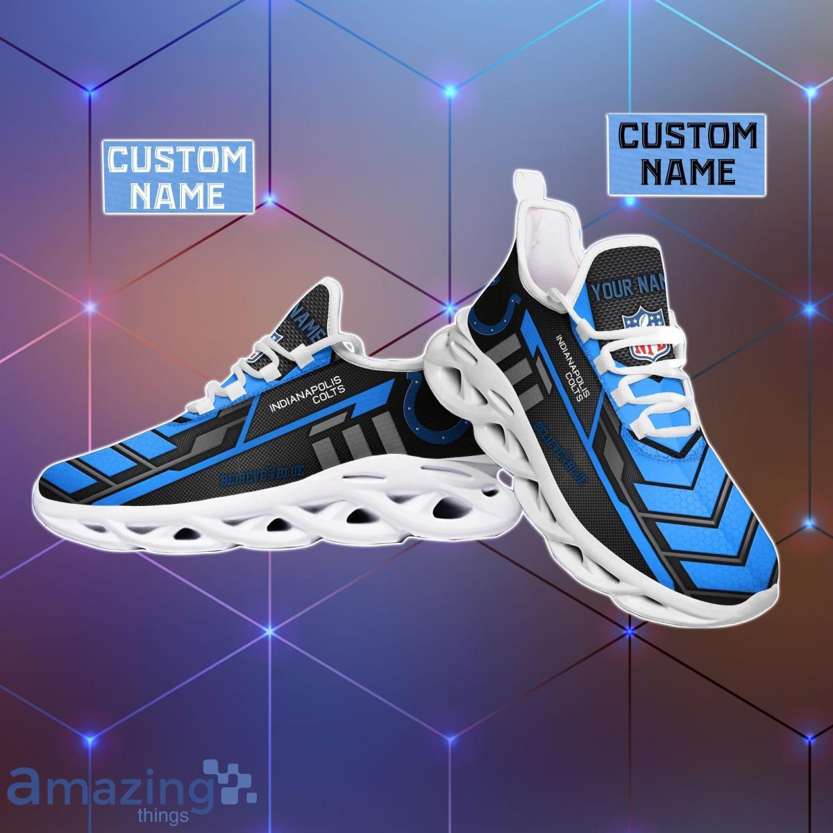 Indianapolis Colts Custom Name Max Soul Shoes Best Gift For Men And Women Product Photo 1