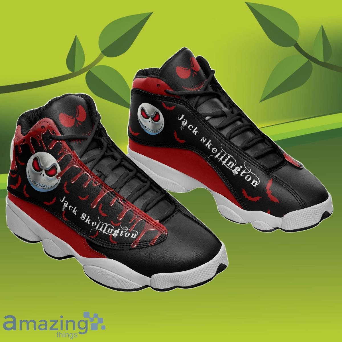 Jack Skellington Air Jordan 13 Sneakers Best Gift For Family Product Photo 1 Jack Skellington Air Jordan 13 Sneakers Best Gift For Family Product Photo 1