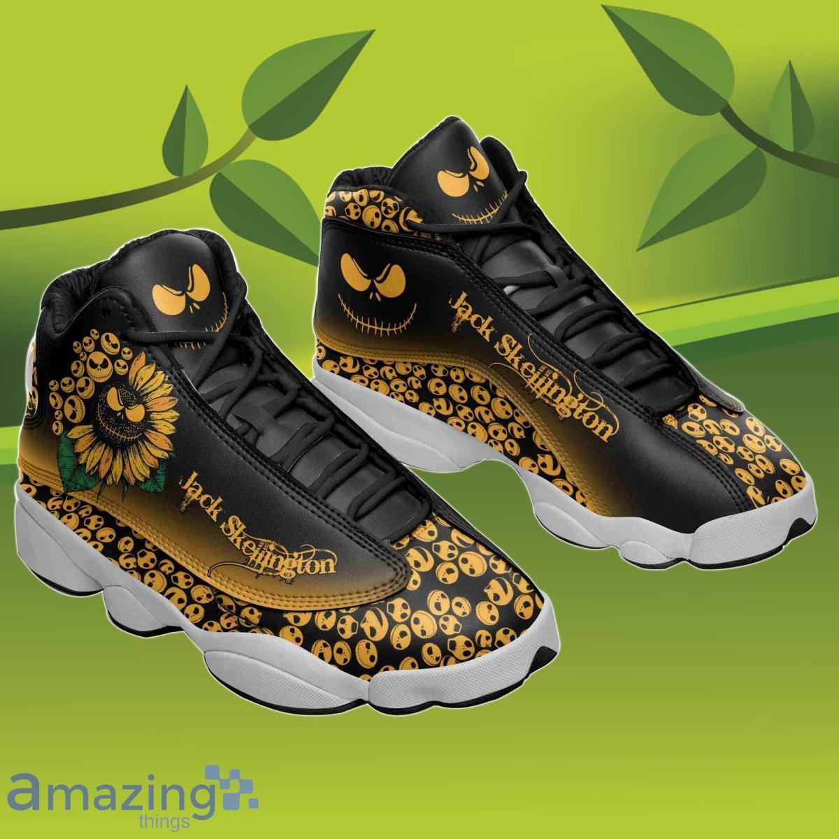 Jack Skellington Air Jordan 13 Sneakers Style Gift For Family image Jack Skellington Air Jordan 13 Sneakers Style Gift For Family Product Photo 2