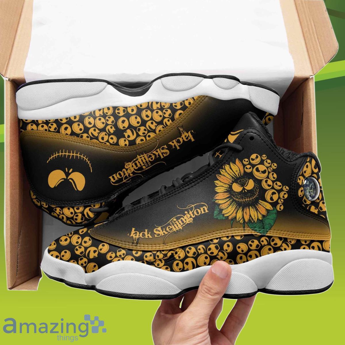 Jack Skellington Air Jordan 13 Sneakers Style Gift For Family Product Photo 1 Jack Skellington Air Jordan 13 Sneakers Style Gift For Family Product Photo 1