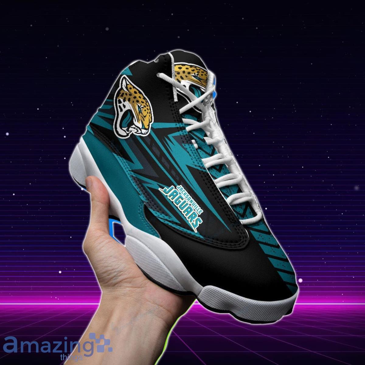 Jacksonville Jaguars Air Jordan 13 Sneakers Special Gift For Men And Women Product Photo 1