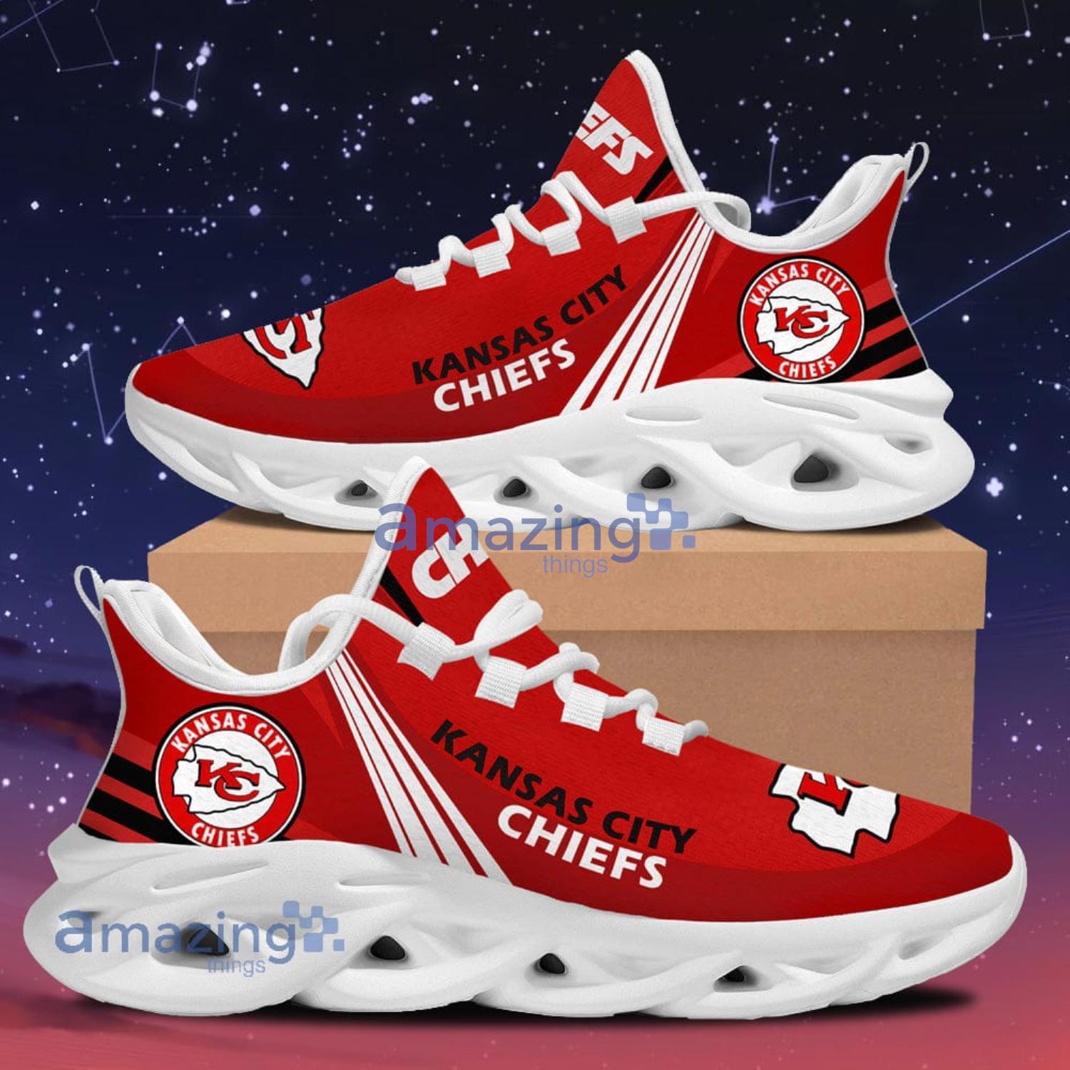 Kansas City Chiefs New Max Soul Clunky Sneaker Shoes V43 - Tana Elegant