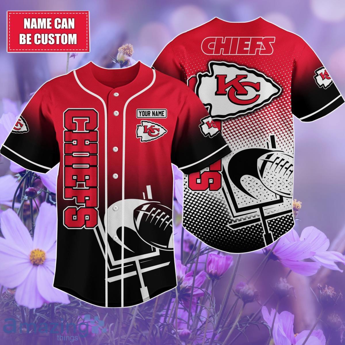Kansas City Chiefs Custom name Baseball Shirt Best Gift For Men