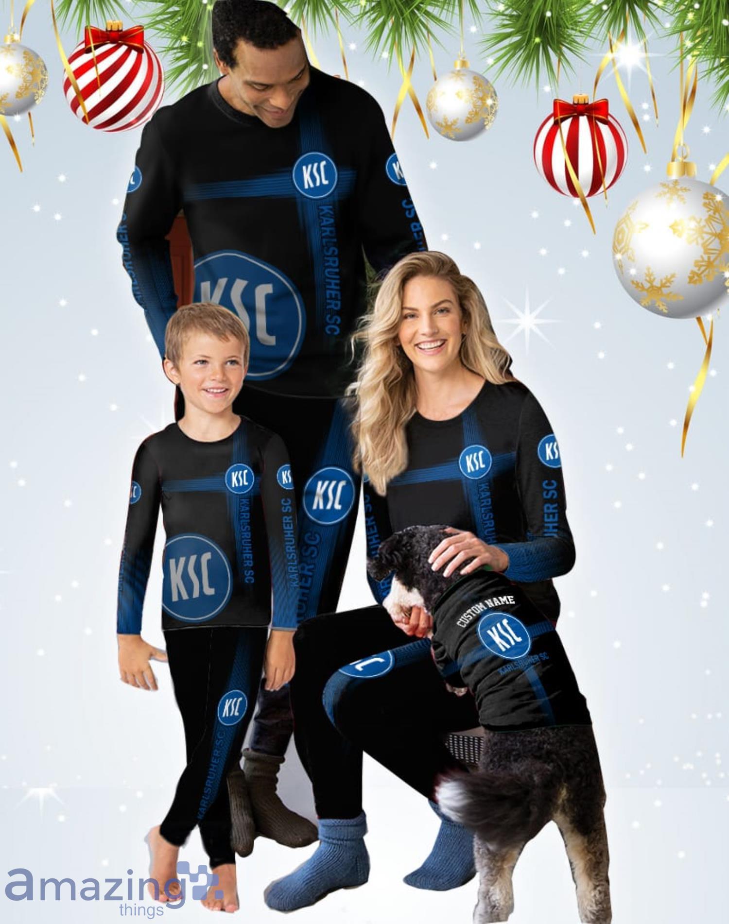 Karlsruher SC Cusom Name Pajamas Set Best Gift For Family Product Photo 1 Karlsruher SC Cusom Name Pajamas Set Best Gift For Family Product Photo 1