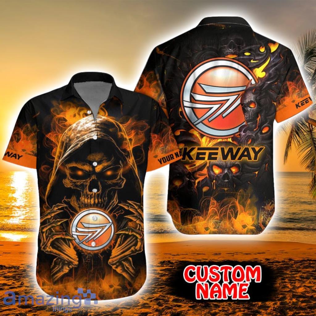 Keeway Custom Name Tropical Aloha Hawaiian Shirt Gift For Men And Women