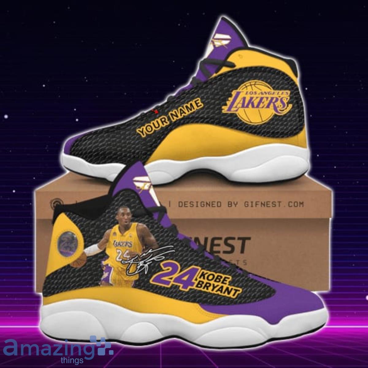 Kobe Bryant Jordan 13 Sneakers Custom Name Best Gift For Men And Women Product Photo 1