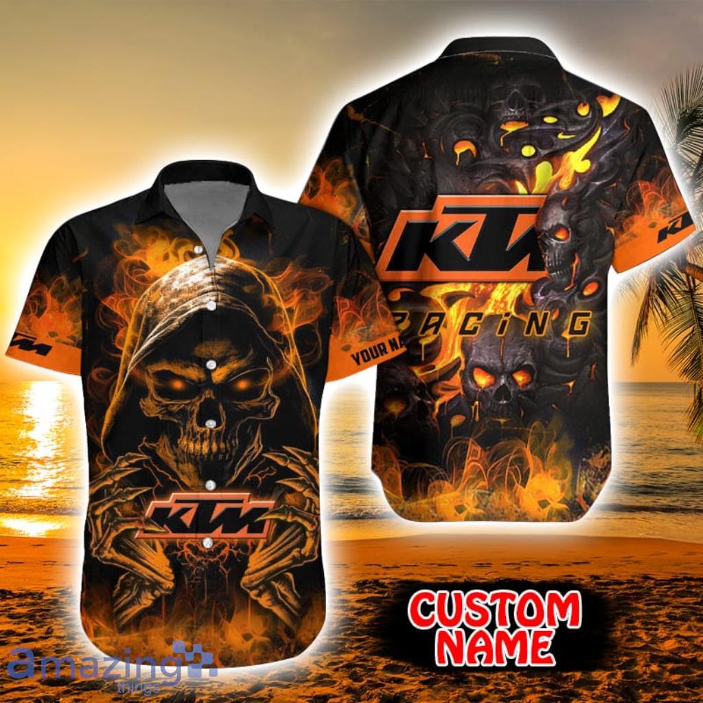 Ktm Custom Name Tropical Aloha Hawaiian Shirt Gift For Men And Women Product Photo 1
