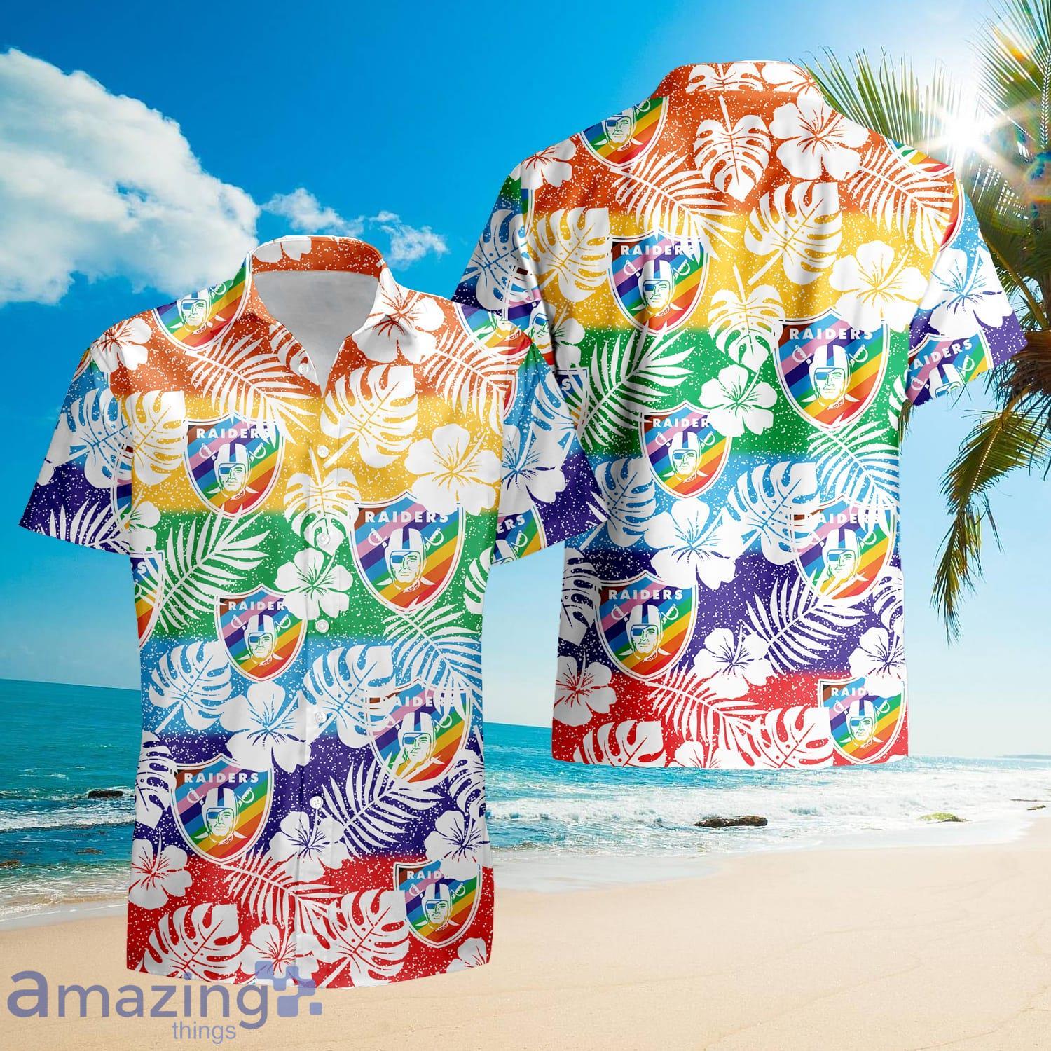 Las Vegas Raiders NFL LGBT Aloha Hawaiian Shirt For Men And Women