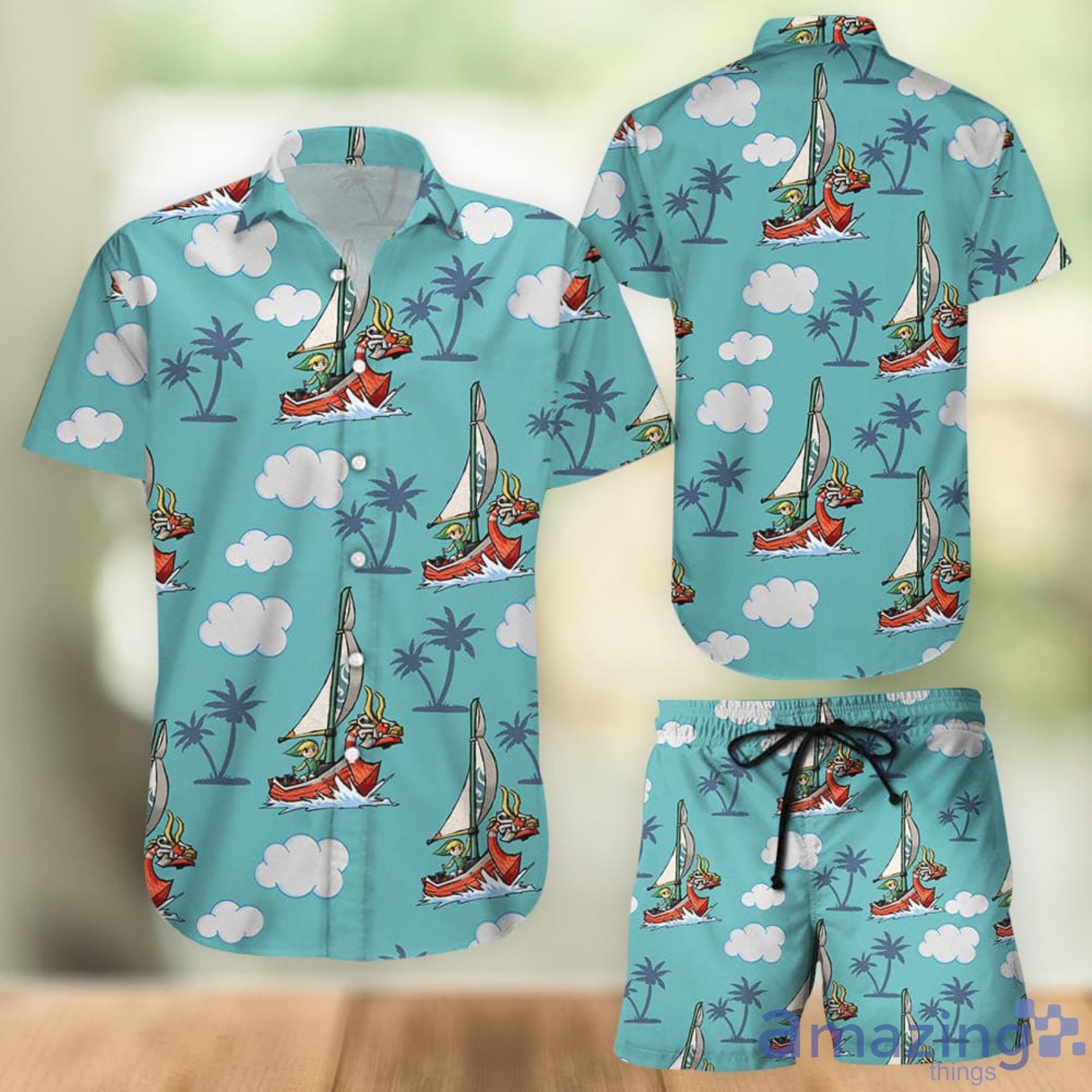 The Legend Of Zelda All Zelda Characters Tropical Hawaiian Shirt