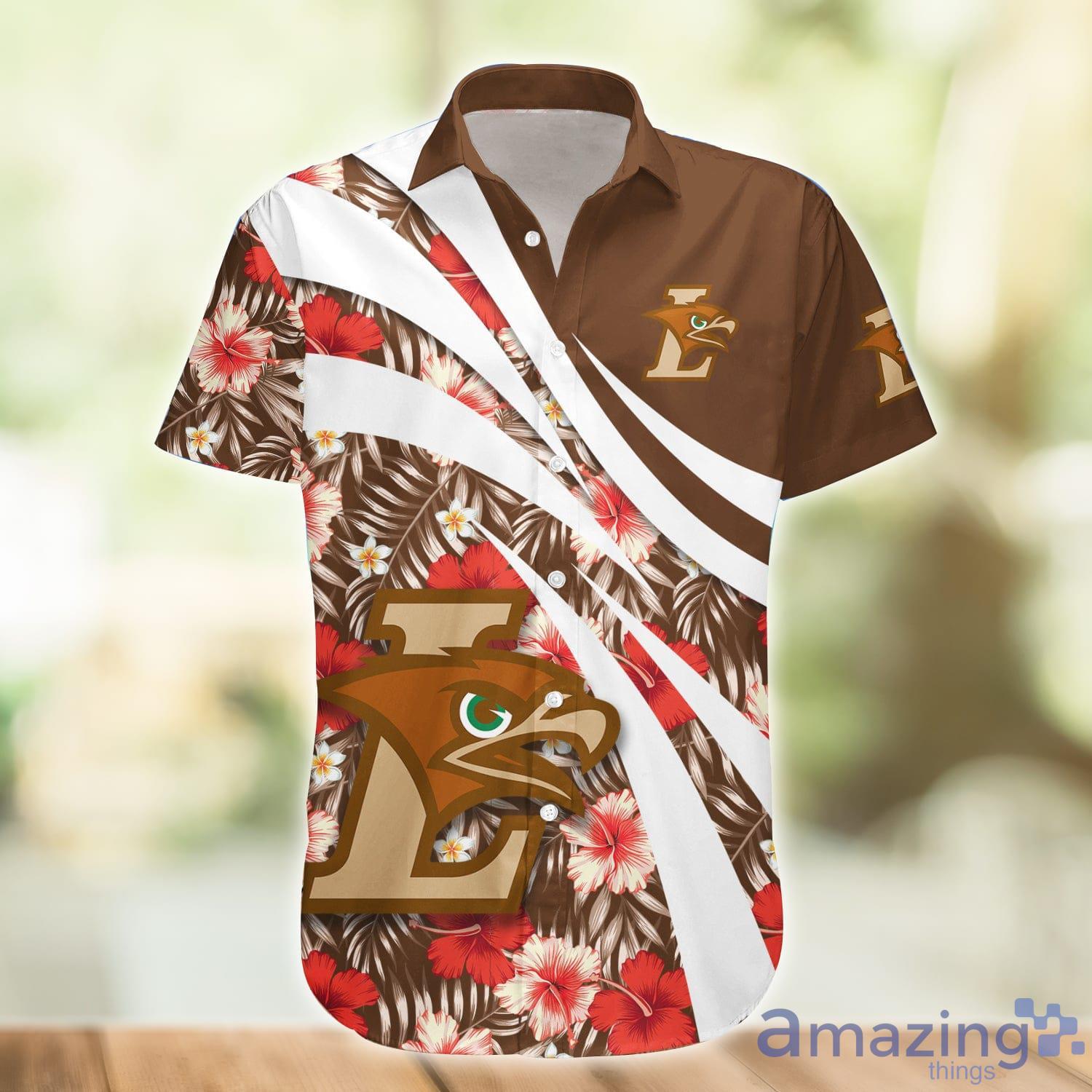 Lehigh Mountain Hawks NCAA Hibiscus Flower Pattern Aloha Hawaiian Shirt Product Photo 1 Lehigh Mountain Hawks NCAA Hibiscus Flower Pattern Aloha Hawaiian Shirt Product Photo 1
