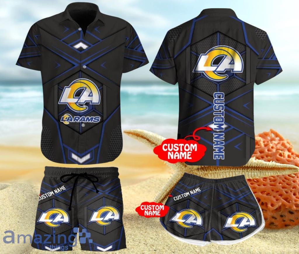Los Angeles Rams 3D Personalized Hawaii Shirt And Shorts Gift For Men And  Women