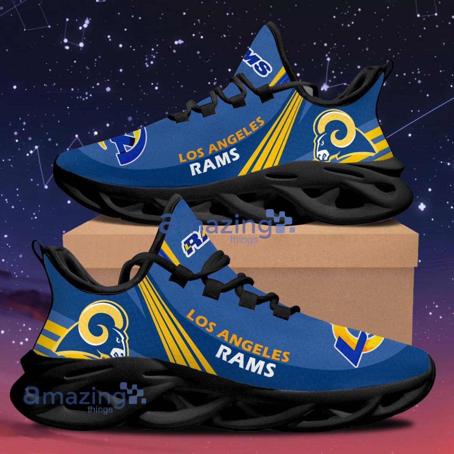 Los Angeles Rams New Trend Max Soul Shoes Running Sneakers Product Photo 1