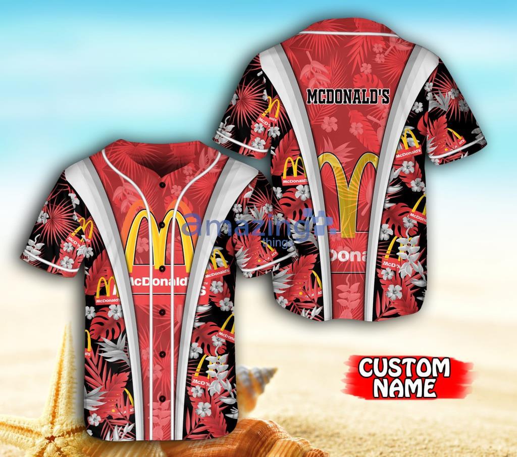 Mcdonald's Tropical Aloha Baseball Jersey Shirt Gift For Men And Women Product Photo 1