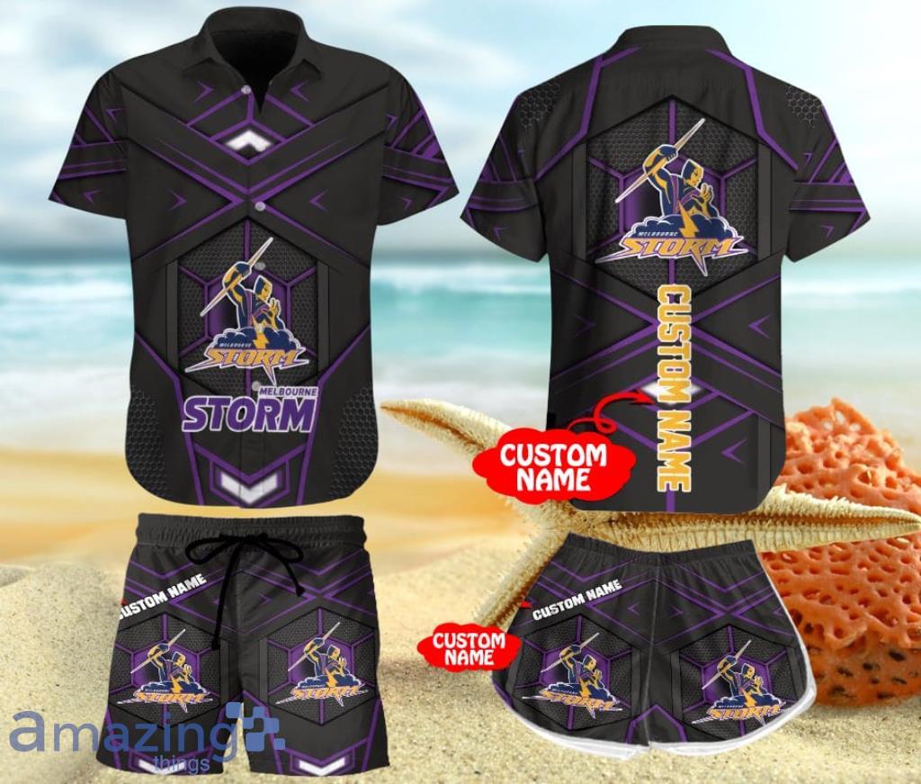 Melbourne Storm 3D Personalized Hawaii Shirt And Shorts Gift For Men And  Women