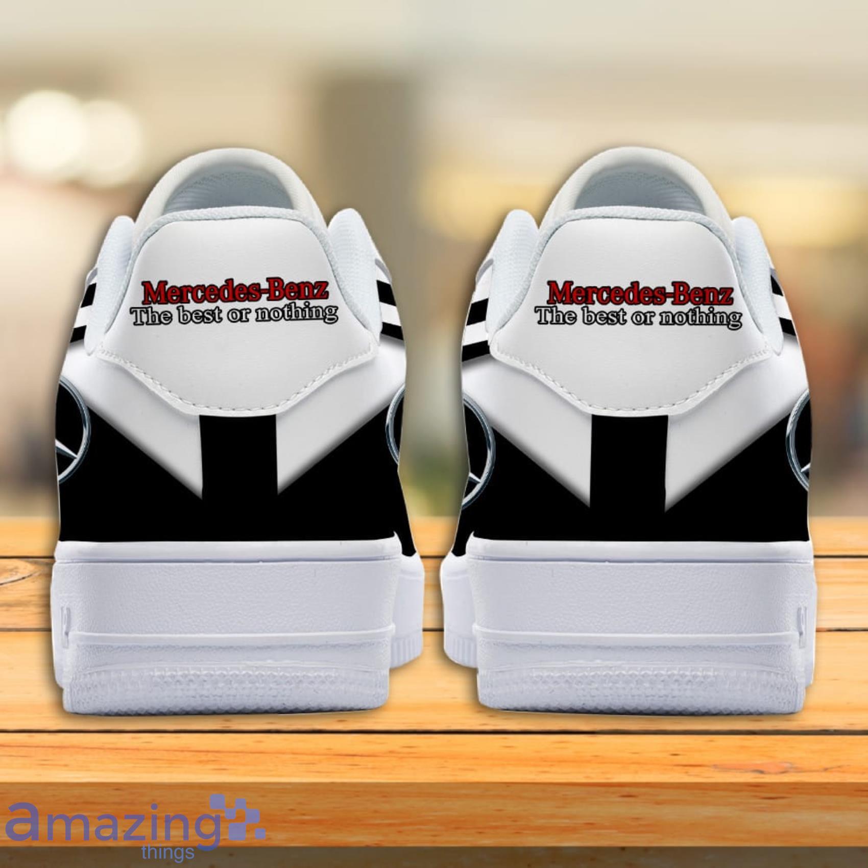 Mercedes Benz Custom Name Any Logo Gift For Fans Air Force Shoes For Men Women image Mercedes Benz Custom Name Any Logo Gift For Fans Air Force Shoes For Men Women Product Photo 4