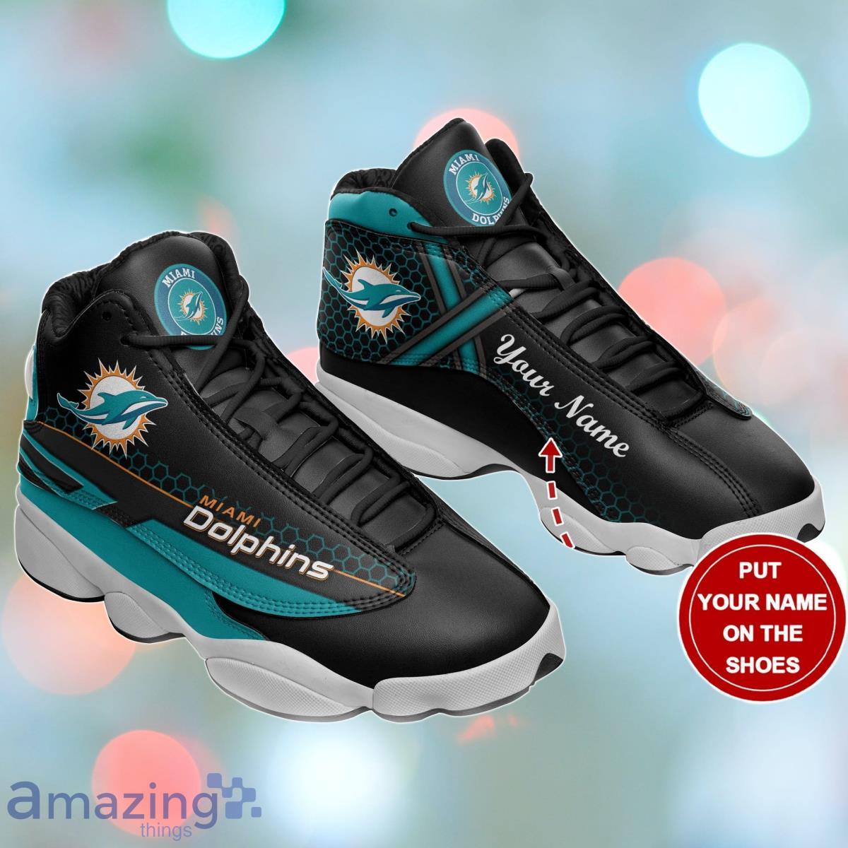 Miami Dolphins Football Personalized Air Jordan 4 Shoes - The