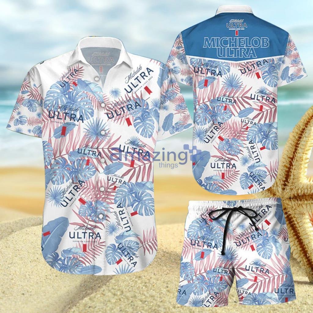 Michelob Ultra Hawaiian Shirt And Short Gift For Men And Women Product Photo 1 Michelob Ultra Hawaiian Shirt And Short Gift For Men And Women Product Photo 1
