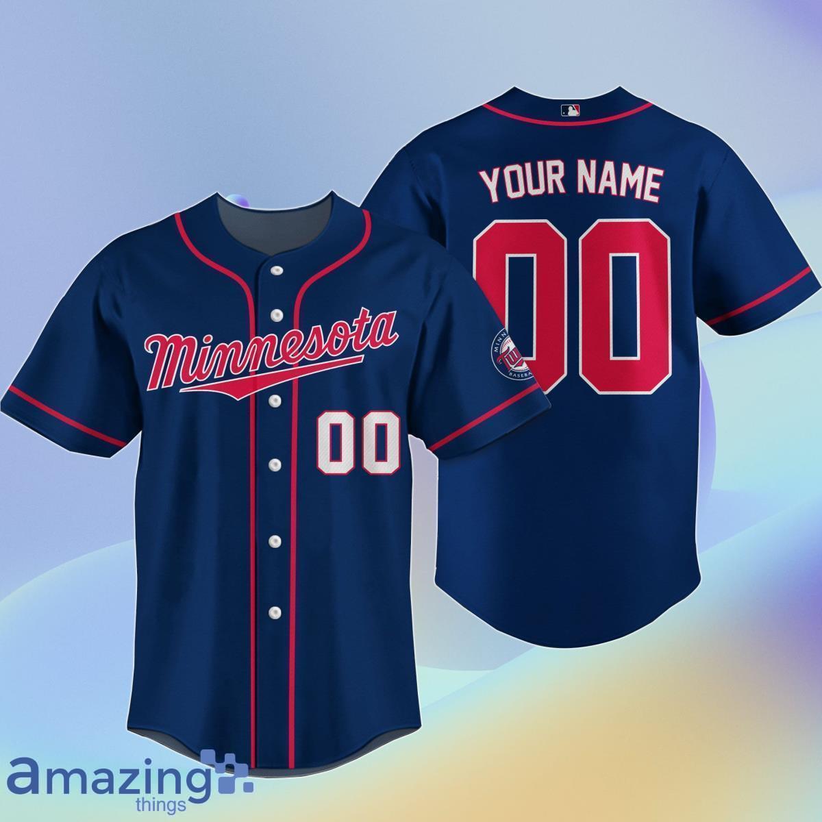 Minnesota Twins Custom Name & Number Baseball Jersey Shirt Best