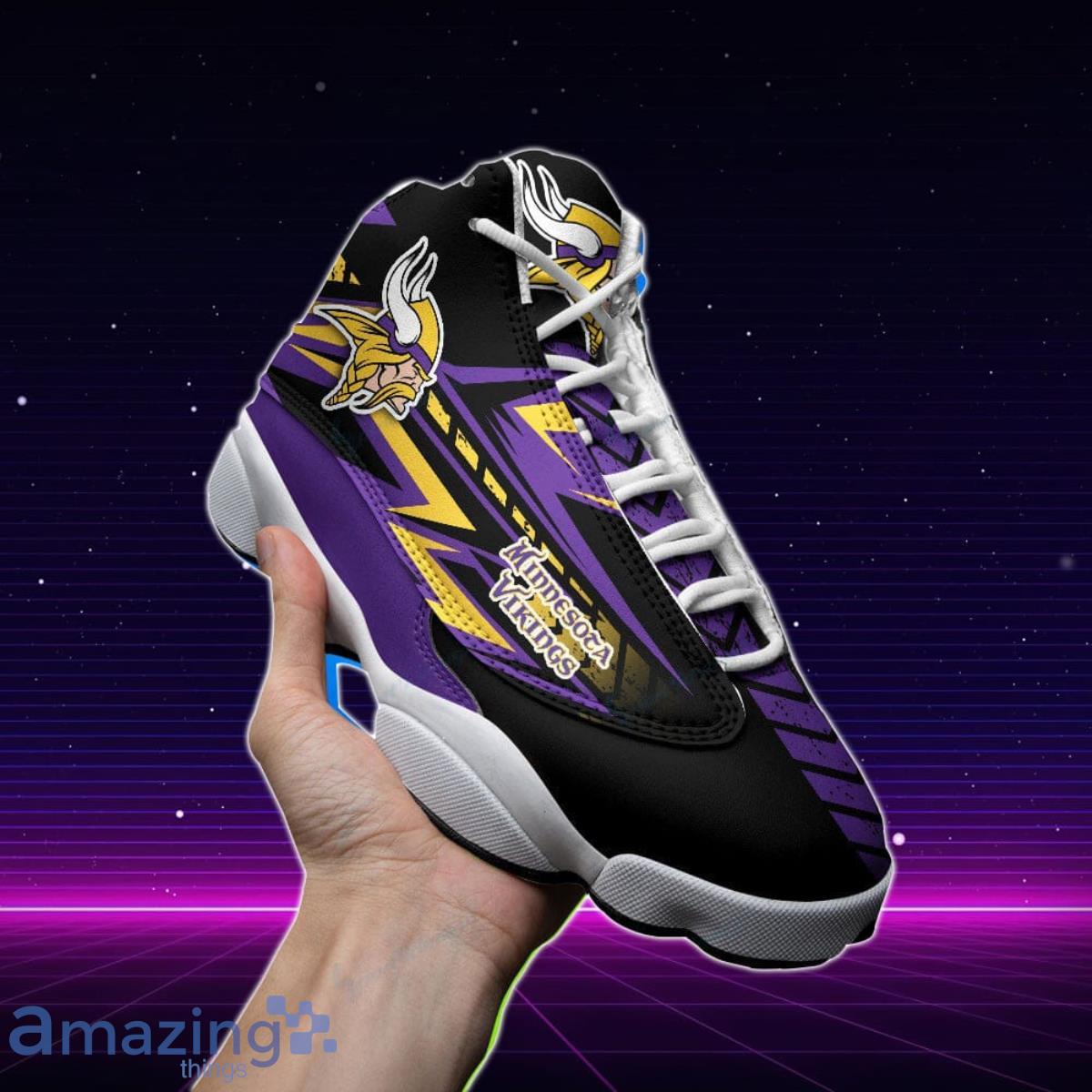 Minnesota Vikings Air Jordan 13 Sneakers Best Gift For Men And Women Product Photo 1