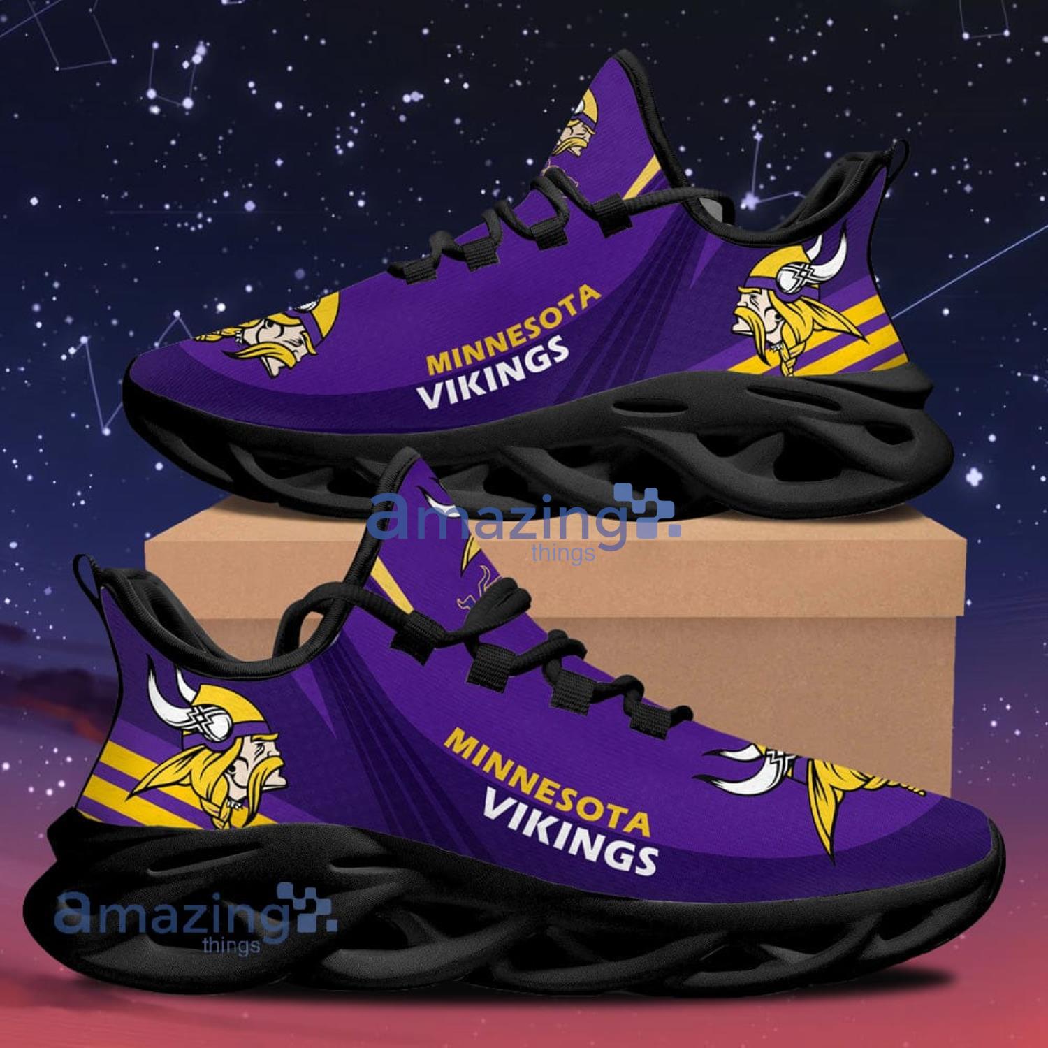 Minnesota Vikings New Trend Max Soul Shoes Running Sneakers Product Photo 1