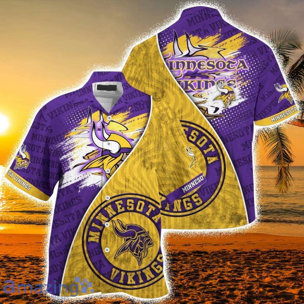 Vikings Print Unisex Hawaiian Shirt, NFL Football Fans Button Down Shirt -  Bring Your Ideas, Thoughts And Imaginations Into Reality Today