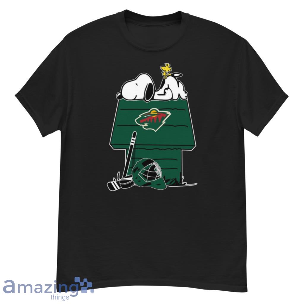 Minnesota Wild NHL Hockey Snoopy Woodstock The Peanuts Movie Youth  Sweatshirt