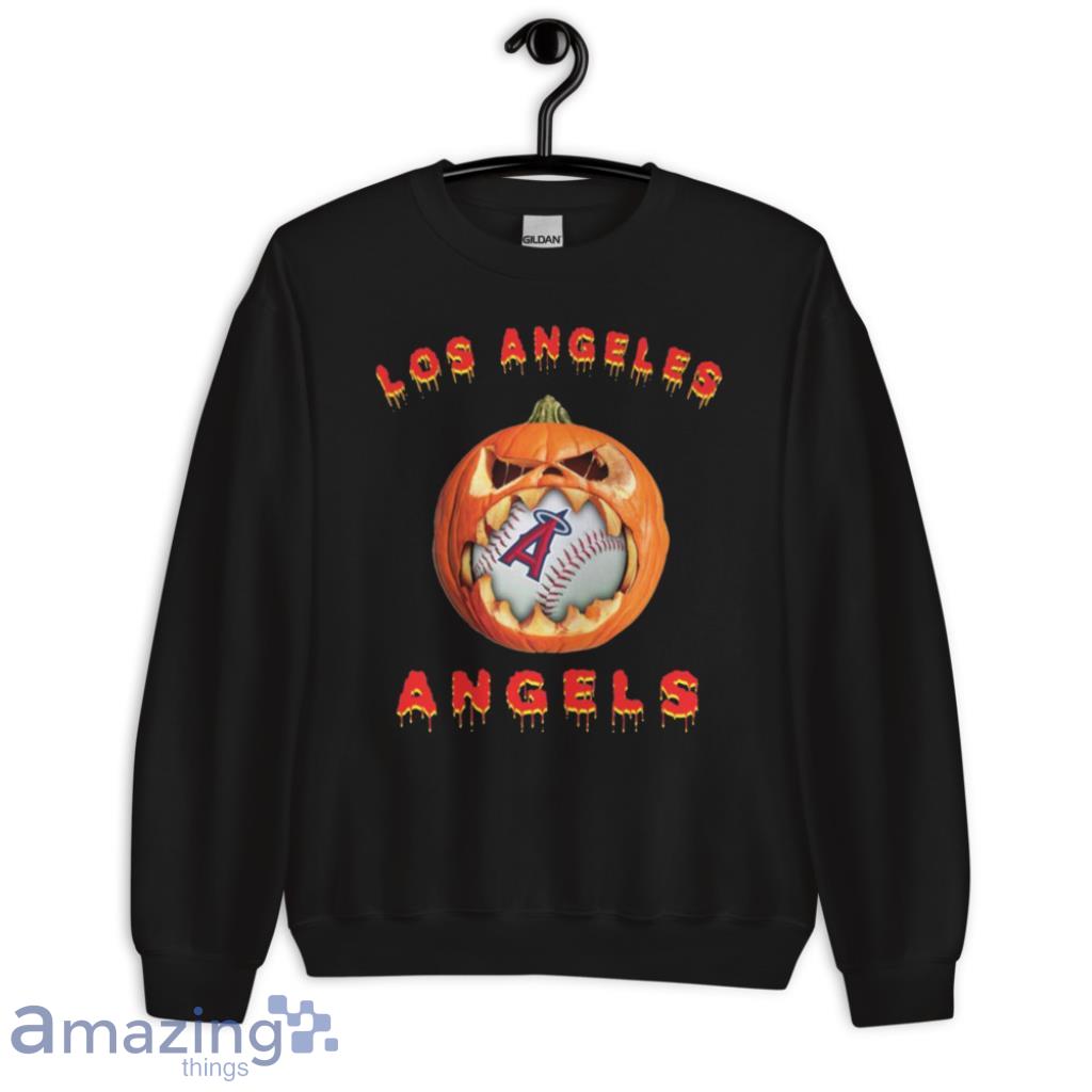 MLB Los Angeles Dodgers Halloween Pumpkin Baseball Sports T Shirt