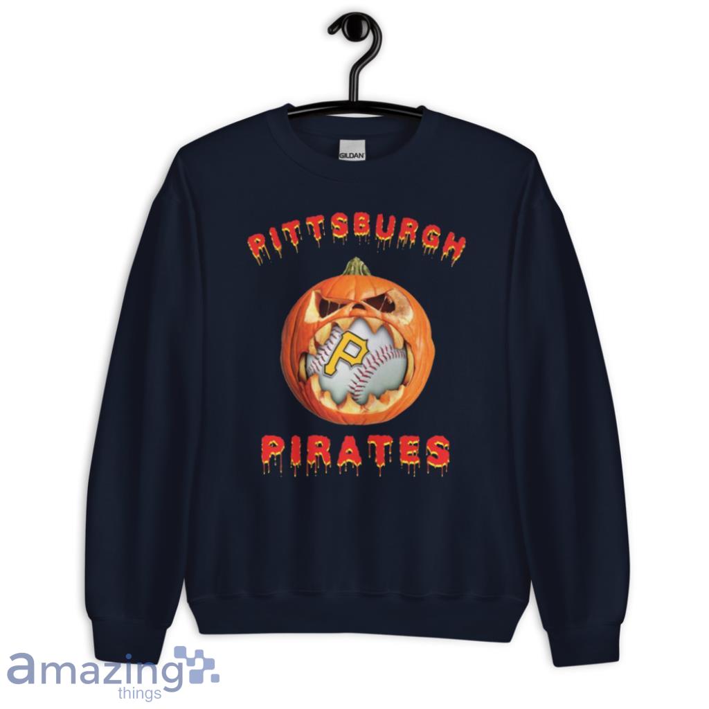 MLB Pittsburgh Pirates Halloween Pumpkin Baseball Sports T Shirt image MLB Pittsburgh Pirates Halloween Pumpkin Baseball Sports T Shirt Product Photo 5
