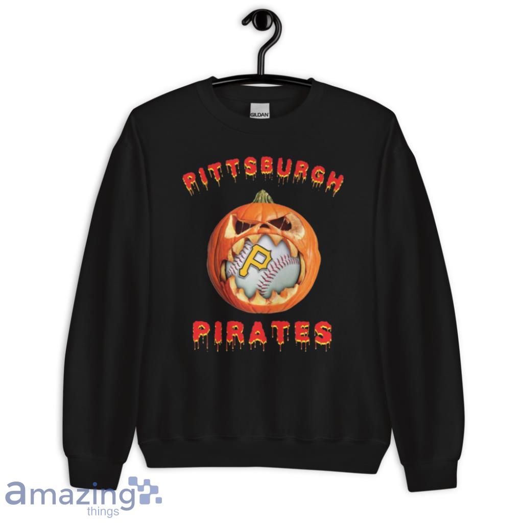MLB Pittsburgh Pirates Halloween Pumpkin Baseball Sports T Shirt