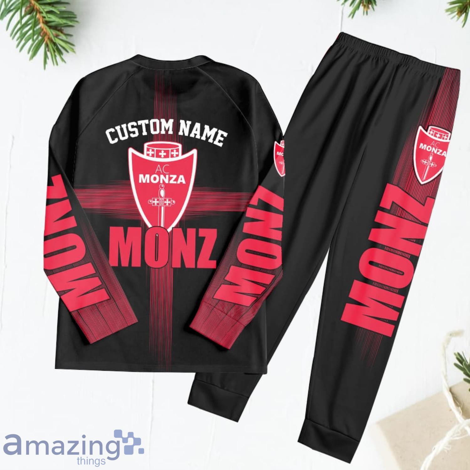 Monza Cusom Name Pajamas Set Best Gift For Family image Monza Cusom Name Pajamas Set Best Gift For Family Product Photo 3