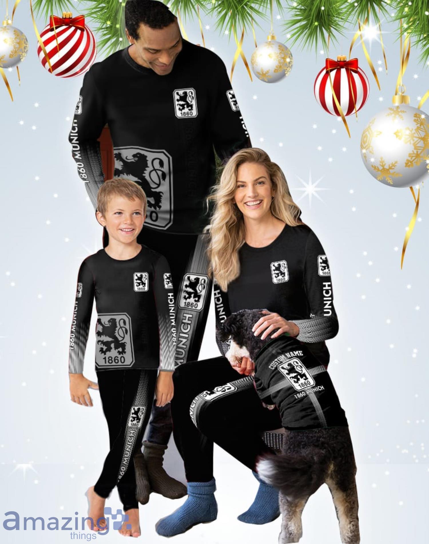 Munich Custom Name Pajamas Set Best Gift For Family image Munich Custom Name Pajamas Set Best Gift For Family Product Photo 2