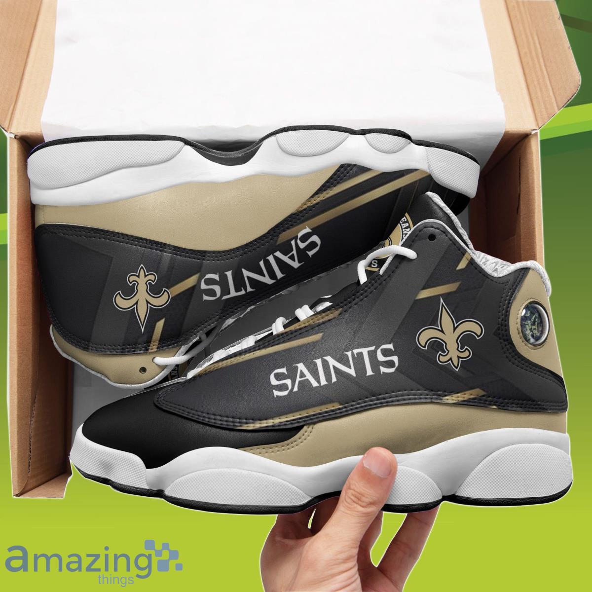 New Orleans Saints Air Jordan 13 Sneakers Special Gift For Everyone Product Photo 1