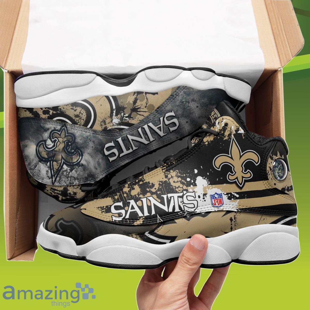 New Orleans Saints Air Jordan 13 Sneakers Unique Gift For Friends Product Photo 1