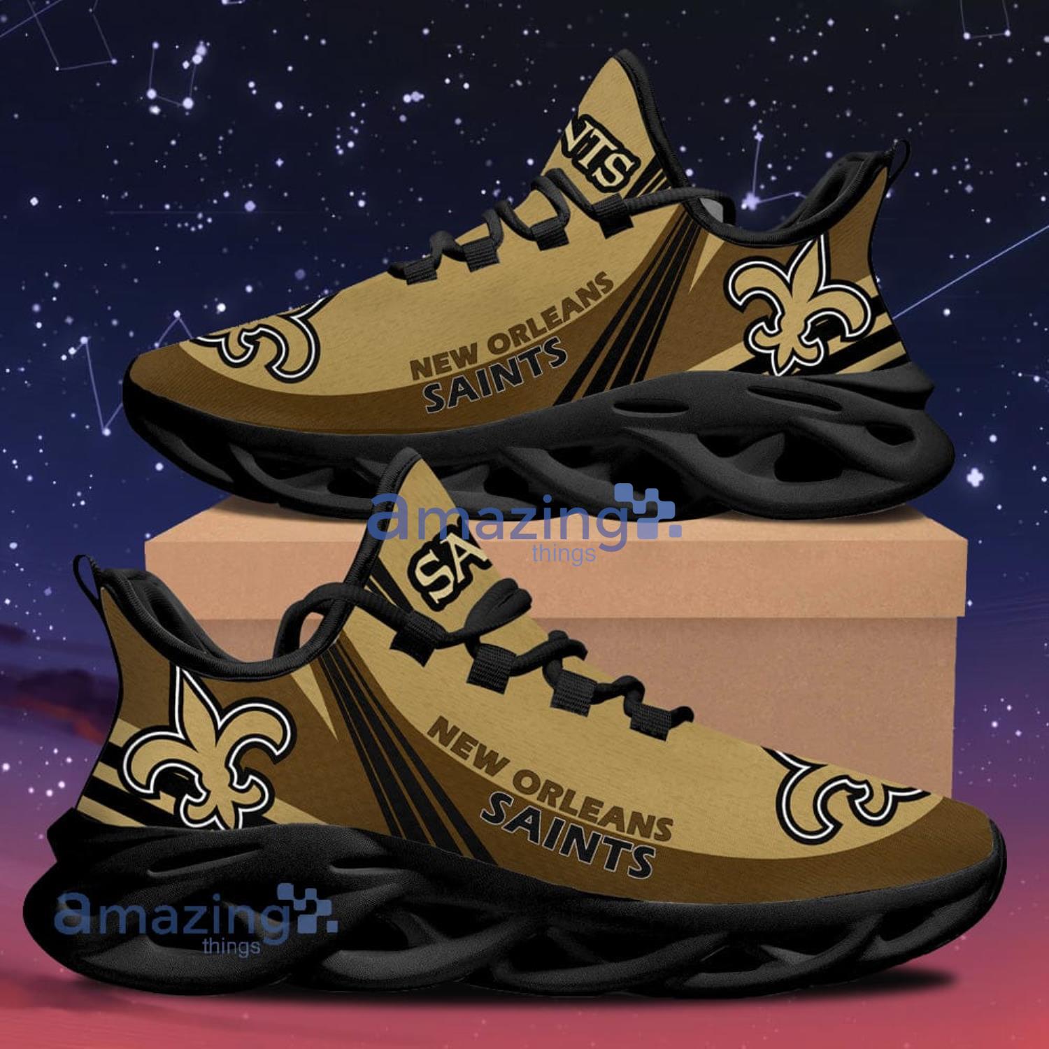 New Orleans Saints New Trend Max Soul Shoes Running Sneakers Product Photo 1